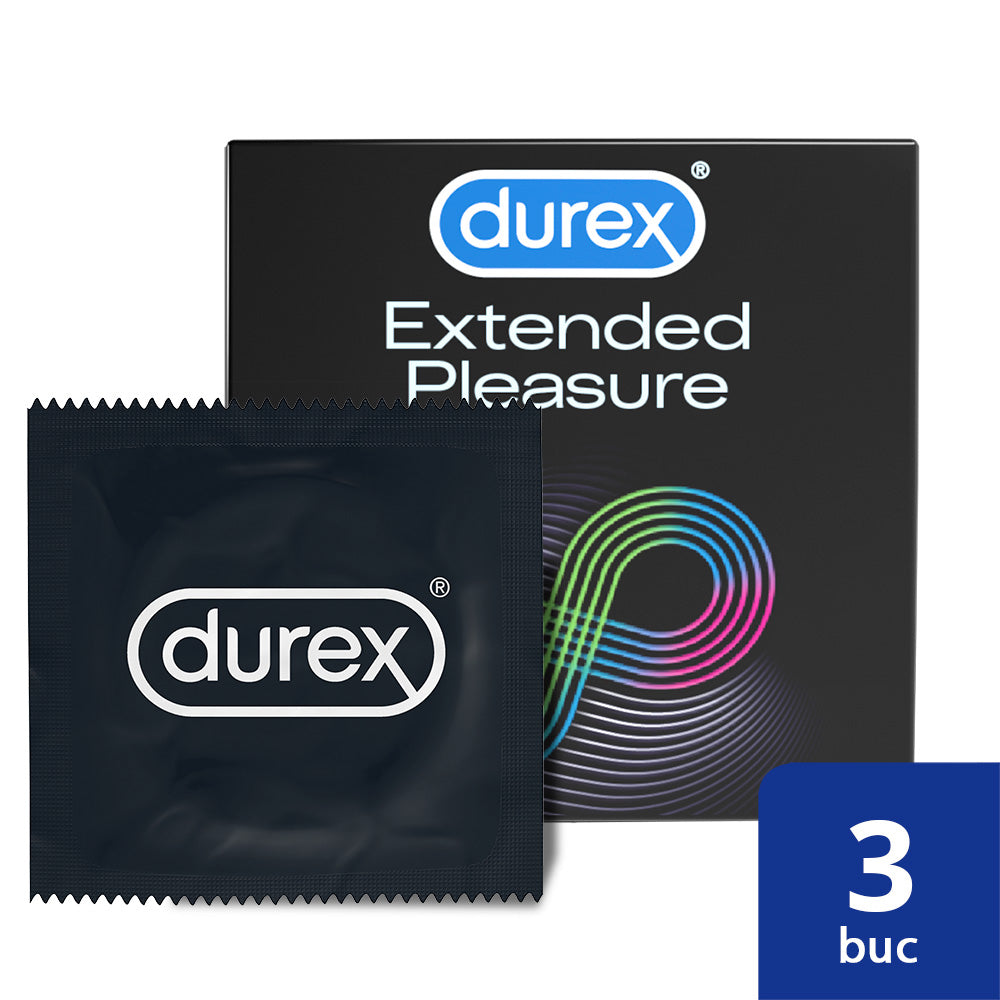 Prezervative Durex Extended Pleasure 3 buc.