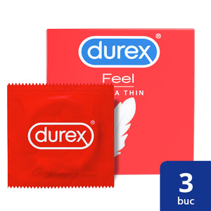 Prezervative Durex Feel Thin 3 buc.