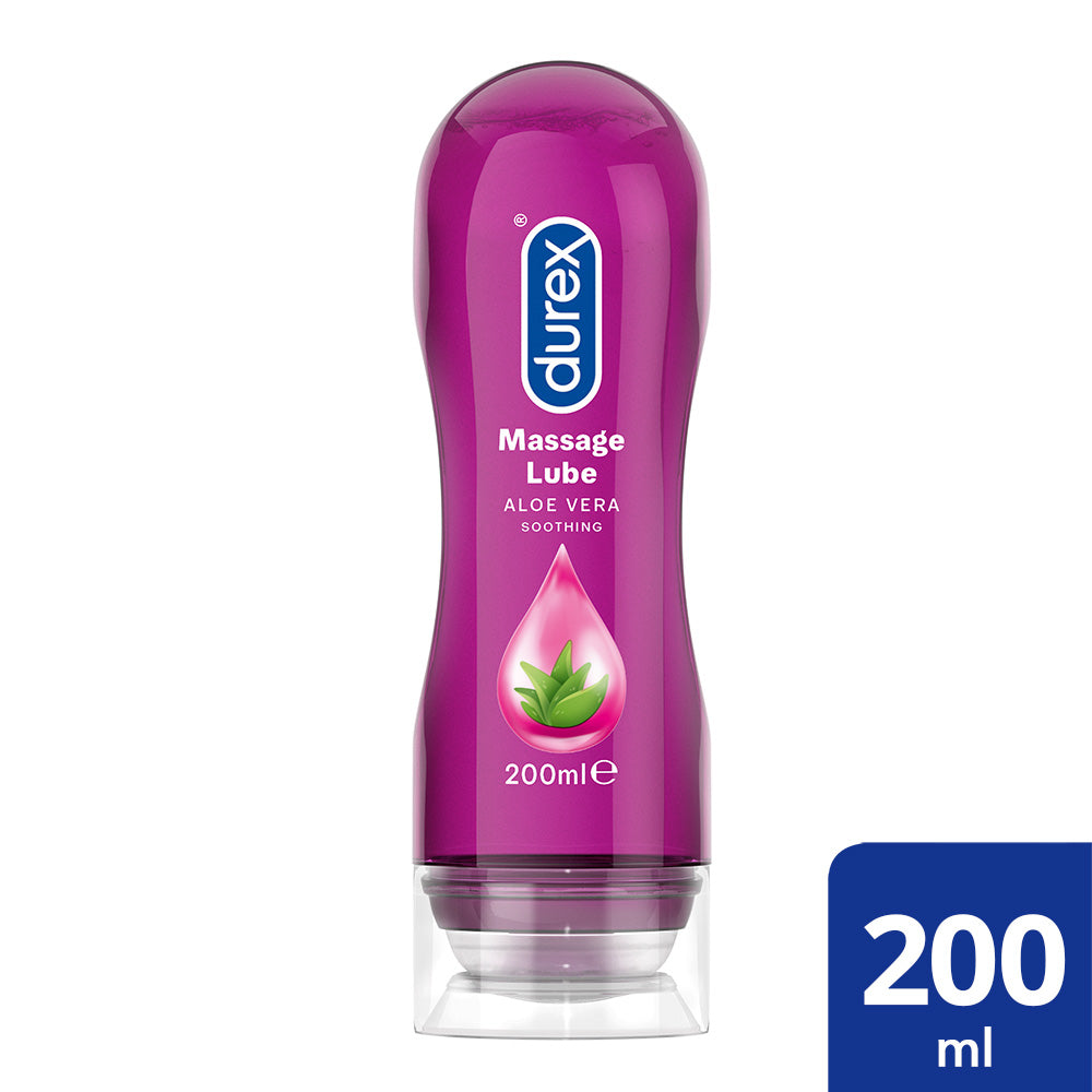 Lubrifiant Durex Massage Lube Aloe Vera, 200ml