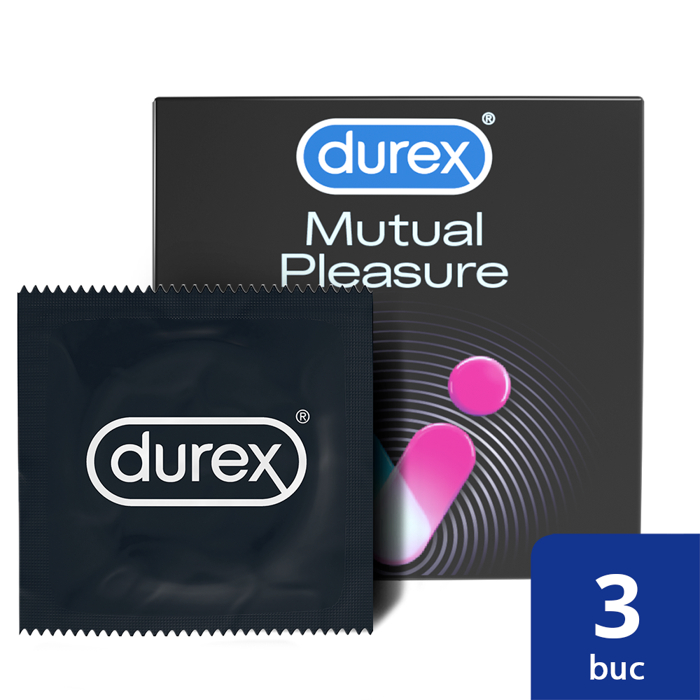 Prezervative Durex Mutual Pleasure 3 buc.