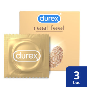 Prezervative Durex Real Feel 3 buc